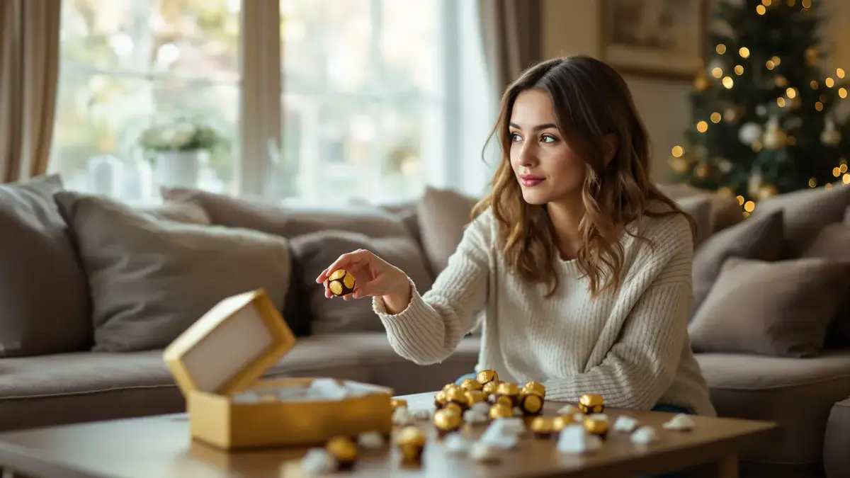 Ferrero Rocher Schokolade enthält mehr Kalorien als Sie denken