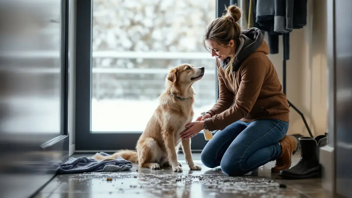 Experten sind sich einig dass das Reinigen der Pfoten des Hundes nach einem Stadtspaziergang nicht nur eine Frage der Hygiene ist da es Infektionen und Allergien verhindert
