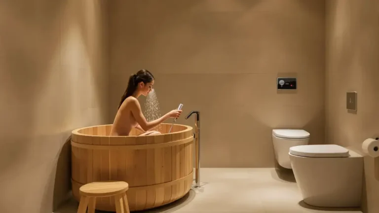 Das japanische Badezimmer könnte die italienische Dusche in die Vergangenheit drängen eine Entwicklung die vielen noch unbekannt ist