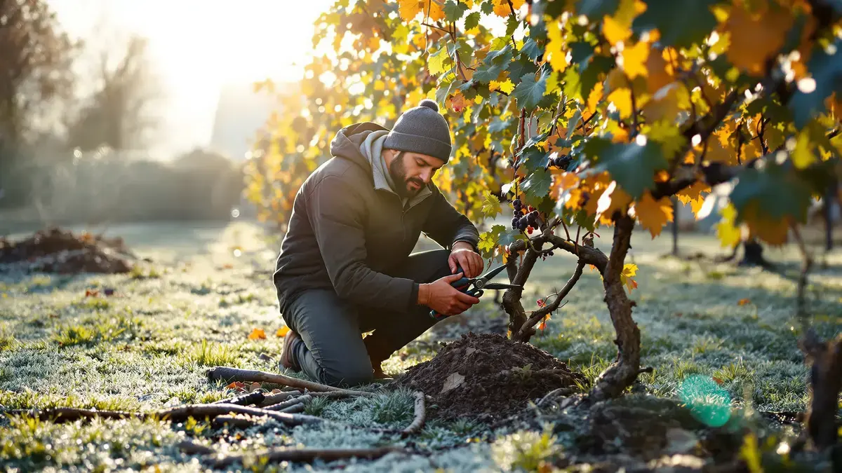 Ein kurzer Moment ist entscheidend für das richtige Schneiden dieser Kletterpflanze