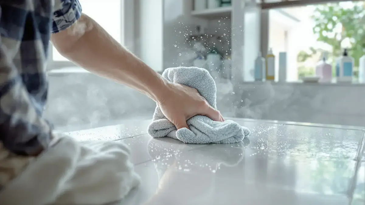 Eine Minute pro Tag reicht aus, um Schimmel aus den Fugen Ihres Badezimmers zu entfernen