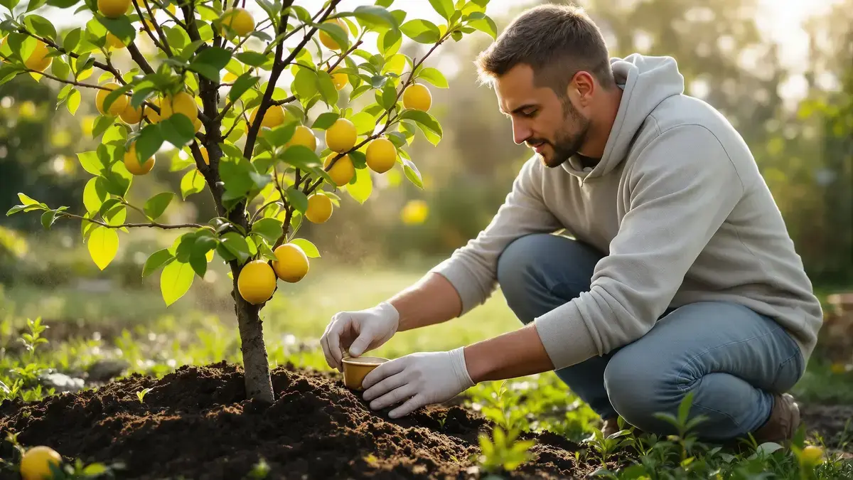 Ab dem 15. März diese selbstgemachte Mischung auf Ihren Zitronenbaum auftragen, um eine verbesserte Ernte zu erzielen